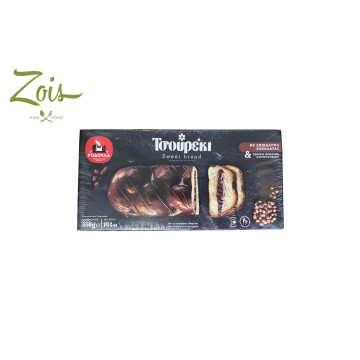 TSOUREKI PRALINE FILLED WITH CHOCOLATE RODOULA 500g