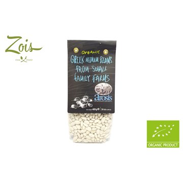 ORGANIC GREEK MEDIUM BEANS (PAPOUDA) 400GM